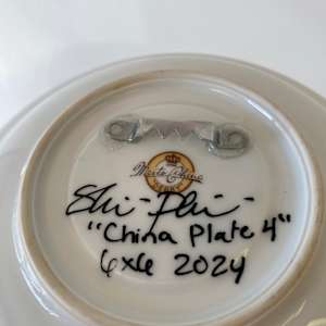 China Plate 4 by Shiri Phillips 