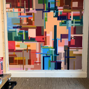 Omaha Summer Arts Festival Mural Cube Project by Shiri Phillips 