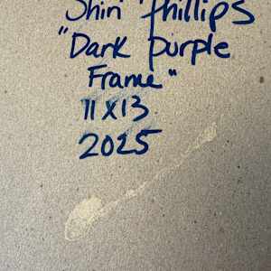 Dark Purple Frame by Shiri Phillips 