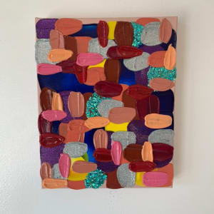 Peach and Blue by Shiri Phillips 