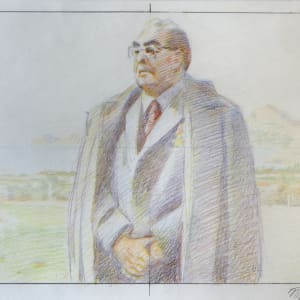 Brezhnev by Erik Bulatov
