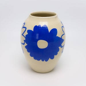 Sunflower Collage Vase by James Barela 
