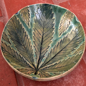 Rain Forest, a 420 impression small bowl by Nell Eakin 