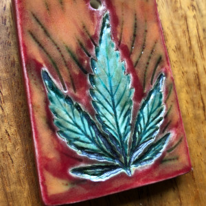 420 flame pendant by Nell Eakin 