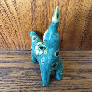 Patina, a Flower Power Critter pipe. by Nell Eakin 