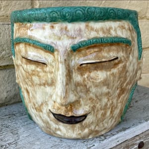 Go with the Flow head pot by Nell Eakin 