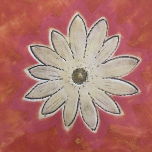 Big Smile Daisy Tile by Nell Eakin 