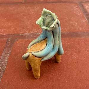 Azurite, a blue hair princess teenie by Nell Eakin 