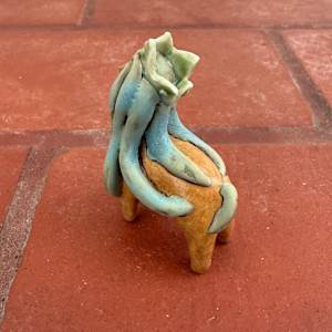 Azurite, a blue hair princess teenie by Nell Eakin 