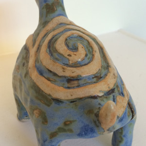 Leo, a spiral backed turtle by Nell Eakin 