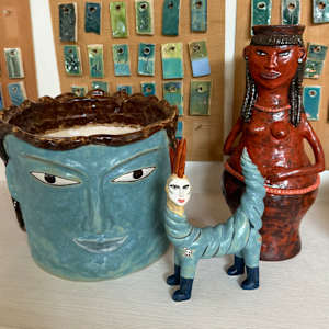 Dagger, Punk Rocker, II, with tats by Nell Eakin 