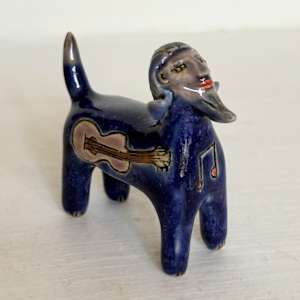 Sharp Blue Guitar Man,  a teenie by Nell Eakin 