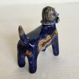 Sharp Blue Guitar Man,  a teenie by Nell Eakin 