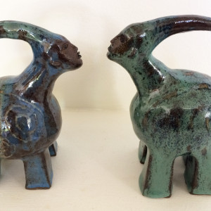 Chunky boots bellbottom twins by Nell Eakin 