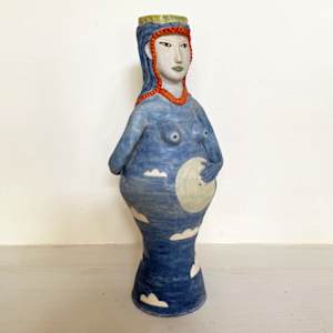 Cloud Goddess, a fertility vase by Nell Eakin 