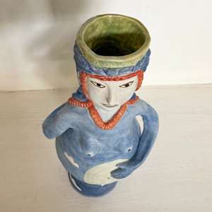 Cloud Goddess, a fertility vase by Nell Eakin 