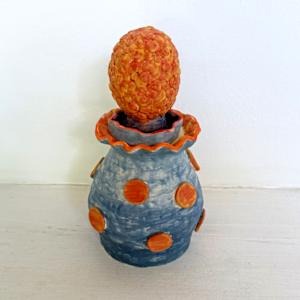 Bright Clown Bottle by Nell Eakin 
