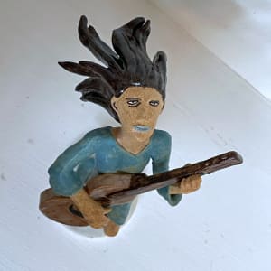 Guitar Woman 2 - Fire of Creation by Nell Eakin 