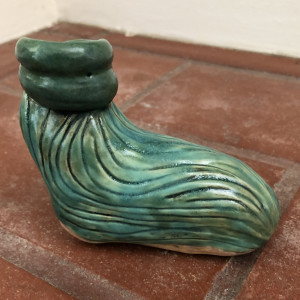 Turquoise Queen pipe by Nell Eakin 