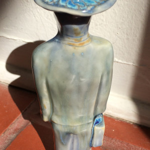 The Man, with turquoise hat by Nell Eakin 