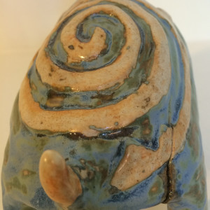 Leo, a spiral backed turtle by Nell Eakin 