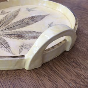 Yellow Happy Day Tray by Nell Eakin 