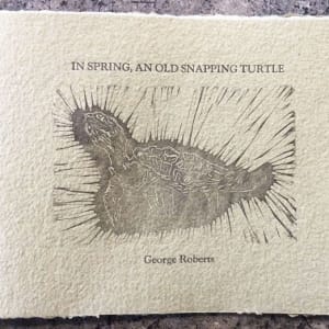 In Spring, An Old Snapping Turtle by George Roberts