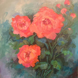 Hot Pink Peonies by Amy B. Carroll