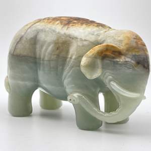 Jade Elephant by Antique 