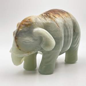 Jade Elephant by Antique 