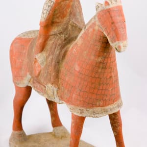 Terracotta Horse and Rider by Antique 