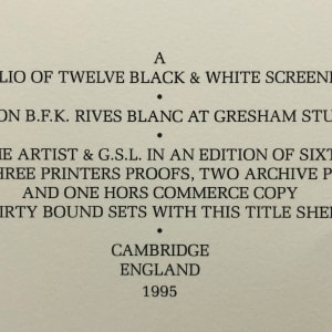 The Call of The Sea Portfolio (12 + 1 Prints) by John Bellany 