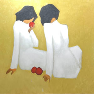 Girls with Apples by Thanh Binh Nguyen 