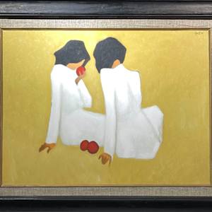 Girls with Apples by Thanh Binh Nguyen 