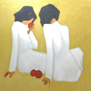 Girls with Apples by Thanh Binh Nguyen