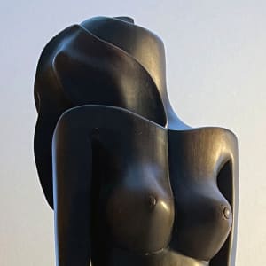 Kneeling Nude by Jozef Cantré 