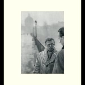 Jean-Paul Sartre, 1946 by Henri Cartier-Bresson 