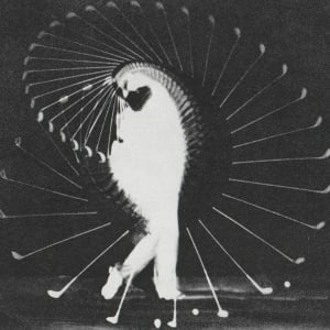 Densmore Shute Bends the Shaft 1938 by Harold Edgerton 