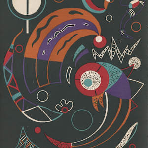 Comets 1938 by Wassily Kandinsky 