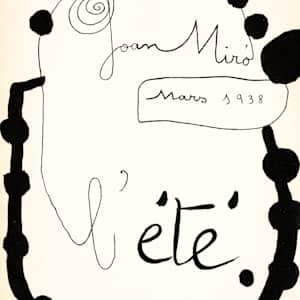 L'Ete 1938 by Joan Miro