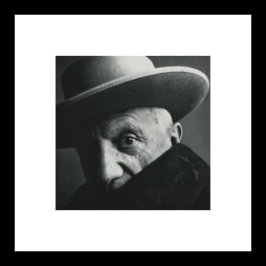 Picasso at La Californie, Cannes, 1957 by Irving Penn  Image: Framed