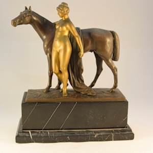 Amazon with Horse by Otto Rasmussen