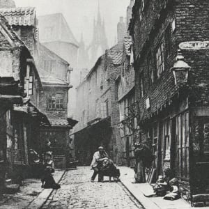 The Castle Garth, Newcastle 1881 by Lyddell Sawyer 