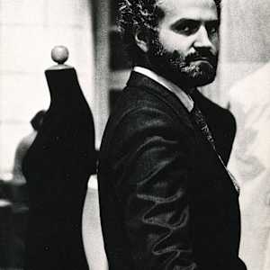 Gianni Versace, Milan, 1985 by June Newton 