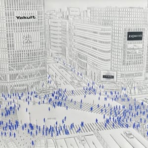 Shibuya Crossing by Megumi Takami