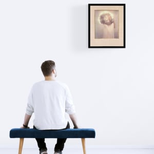 Suzanne with Wreath by Joyce Tenneson