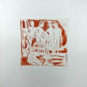 Les Hommes d'Avignon by Adrian Wiszniewski, Image 2.