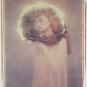 Suzanne with Wreath by Joyce Tenneson