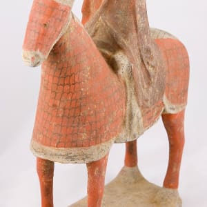 Terracotta Horse and Rider by Antique 