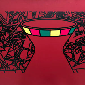 Terracotta Vase by Patrick Caulfield 